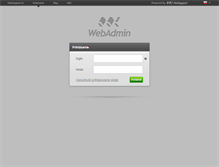 Tablet Screenshot of admin.websupport.sk